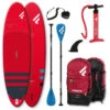 PADDLE GONFLABLE FANATIC FLY AIR 10.8 PURE ROUGE 2022 -FANATIC Soldes paddle gonflable fanatic fly air 108 pure rouge 2022