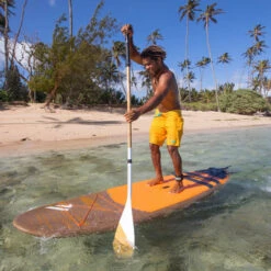 PAGAIE FANATIC BAMBOO CARBON 50 FIXE 7.25 -FANATIC Soldes pagaie fanatic bamboo carbon 50 fixe 725 7