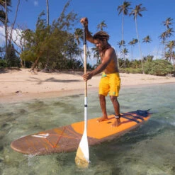 PAGAIE FANATIC BAMBOO CARBON 50 VARIO 3 PARTIES 7.25 -FANATIC Soldes pagaie fanatic bamboo carbon 50 vario 3 parties 725 2