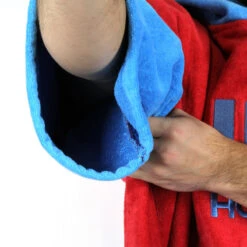Poncho Howzit Bleu/rouge 15 Poncho Howzit Bleu/rouge -FANATIC Soldes poncho howzit bleu rouge 3