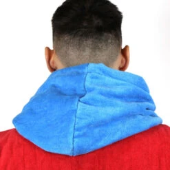 Poncho Howzit Bleu/rouge 19 Poncho Howzit Bleu/rouge -FANATIC Soldes poncho howzit bleu rouge 7