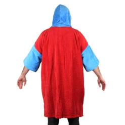 Poncho Howzit Bleu/rouge 21 Poncho Howzit Bleu/rouge -FANATIC Soldes poncho howzit bleu rouge 9