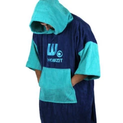 Poncho Howzit Bleu/vert TU 19 Poncho Howzit Bleu/vert TU -FANATIC Soldes poncho howzit bleu vert tu 7