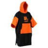Poncho Howzit Noir/orange -FANATIC Soldes poncho howzit noir orange