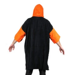 Poncho Howzit Noir/orange -FANATIC Soldes poncho howzit noir orange 3
