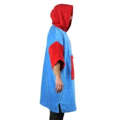Poncho Howzit Rouge/bleu -FANATIC Soldes poncho howzit rouge bleu 5