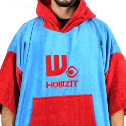 Poncho Howzit Rouge/bleu -FANATIC Soldes poncho howzit rouge bleu 7